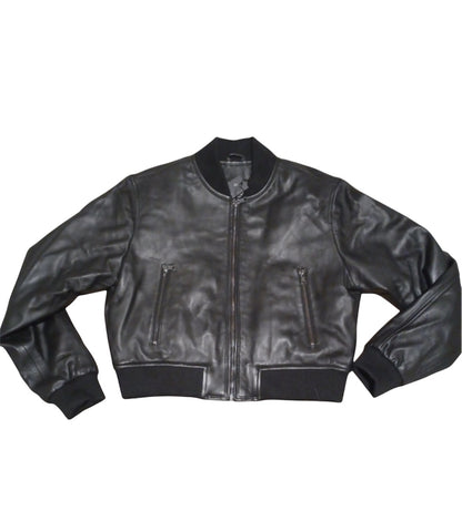 JakeWood Ladies cropped leather Jacket
